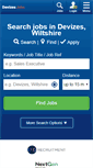 Mobile Screenshot of devizesjobs.co.uk